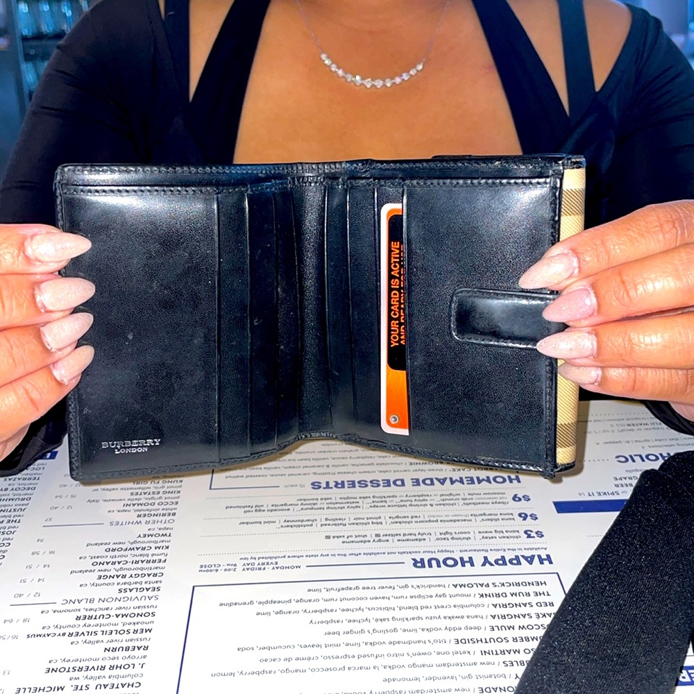 Burberry Wallet for Happy Hour!